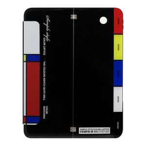 Wu Wang Chupin Mondrian Block Original iPad 2022 New Model 10th pro 11 Inch Pen Slot Stand Air4/5 Double Fold New 10.9 Inch Anti-Fall Transparent Tablet Case Protection Cover