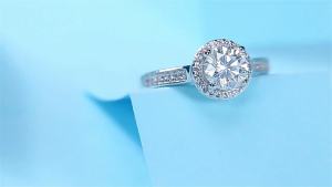 (เพชรแท้100%) CS JEWELRY แหวนเพชรโมอิซาไนต์สี D เงินสเตอร์ลิง 1 กะรัต แหวนแต่งงาน S925 แหวนปรับขนาดได้ แหวนแต่งงานสุดหรูสำหรับเป็นของขวัญให้แฟนสาว