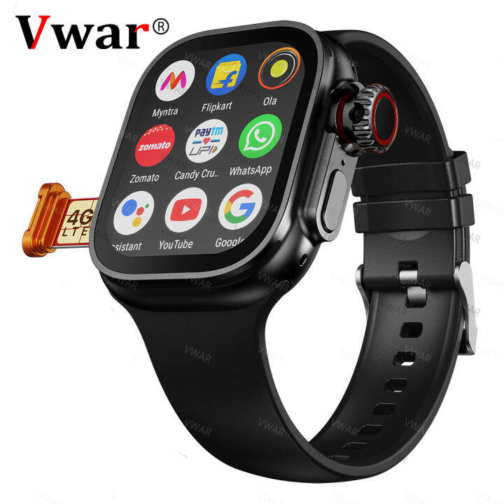 【American version】Vwar S9 Ultra 4G Android Smartwatch with 190 ...