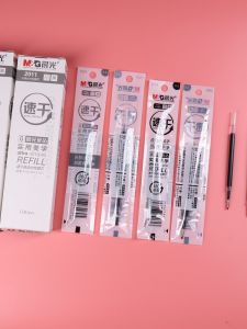 M&G Morning Light Premium Refillable Ballpoint Pen Ink 0.5mm Quick-Dry Water-Based Bullet Tip Signing Pen Core Business Supplies