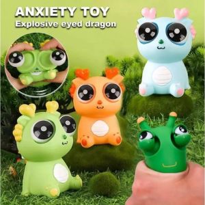 Multicolored Squeezing Toy Boom Squishy Stress Eyes POP Dragon Explosive Eye Toys Decompression