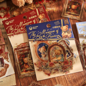 กระดาษติดตกแต่ง PVC ทองแดง ลายหมีโรแมนติก กระดาษติดตกแต่งโทรศัพท์มือถือ กระดาษติดตกแต่งแบบกันน้ำ กระดาษติดตกแต่งแบบอบสดใหม่