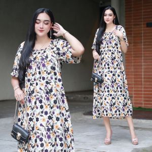 Daster- dress terbaru busui 2025 lengan pendek motif bes seller