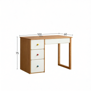 WEISHA | Student Writing Children Study Desk and Bookshelf Integrated