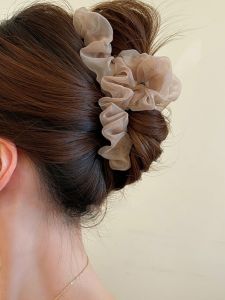 Kẹp Tóc Ren Lớn Hình Đám Mây Kẹp Tóc Lưới Mùa Hè Cho Phụ Nữ Phụ Kiện Tóc Thanh Lịch Kẹp Tóc Sau Gáy