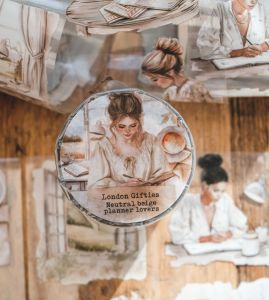 Fairy Lights Journal - READY STOCK/ art journaling/ scrapbook deco/ LG: Neutral Beige Planner Lovers girls PET tape