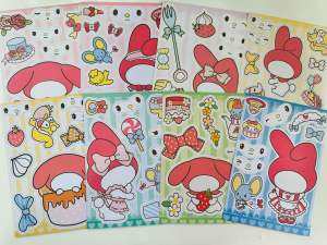 Set 8 sticker melody bạn nhỏ nào cũng mê