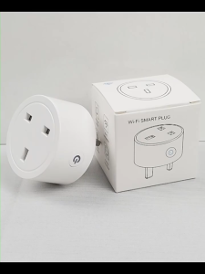 MeeGoo WiFi Smart Socket Mini Circular Plug Voice Control Remote Low Power Consumption Overcharge Protection Plug and Play Power-off Memory