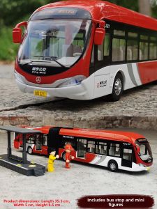 Double Decker Bus Alloy Model Toy Large Size