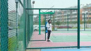 hp302ตาข่ายแบตมินตัน ตาข่ายตีแบด เน็ตแบดมินตัน เนตแบตมินตัน เทนนิส วอลเลย์บอล พับเก็บได้ ปรับความสูงได้ กว้าง 5.1 m พร้อมถุงพกพา