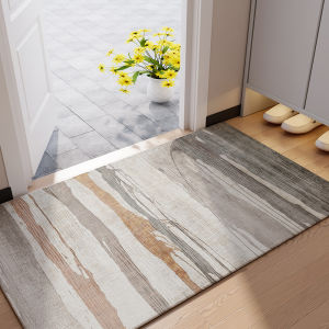 Modern Minimalist PVC Entrance Mat Anti-Dirt Dust Removal Easy Cleanable Entrance Door Mat Creamy Style Home Textile Floor Mat