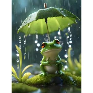 Kayou | Large Size Jigsaw Puzzle 500/1000/1200/2000 Pcs Frog with Leaf Umbrella Jigsaw Puzzles for Adults Stress Relief Toys Gift