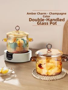 YIHUTEA | High Borosilicate Glass Heat-Resistant Multi-Purpose Cooking Pot