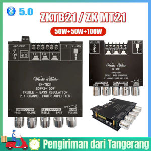 Audio Stereo Bass Power Amplifier Board ZK-TB21 ZK-MT21 ZK-502MT Bluetooth 5.0 50Wx2+100W Amplifier Mini Bluetooth Class D 2.1CH Subwoofer Amplifier Board / Amplifier Bluetooth Zk-MT21 / Powe Amplifier Bluetooth Super Bass