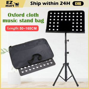 【Fast Shipping】 Black Carry Suitcase Music Stand Bag Accessory Musical Instrument Wear-resistant Oxford Cloth Storage LZC-Music-Stand-Bag