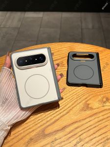 Crash Color Dual Axis Full Encapsulation Magnetic Wireless Charging Anti-Fall Phone Case