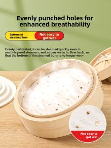 MENGCHUANG | Food Grade Disposable Steaming Paper for Buns and Steamed Buns
