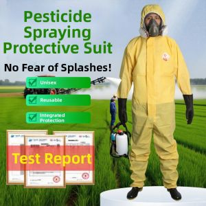 Pesticide Resistant Anti Splash Acid Alkali Resistant Chemical Protective Suit