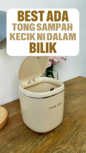 ALP Mini Press Type Desktop Trash Storage Box with Screw Lid to Prevent Dirty Hands and Easy Capture in the Bedroom with Screw Lid and Easy Capture in the Bedroom