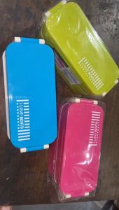 Lunch Box SNT 814-2 I Love Bento Sanata / Tempat Makan Susun 2 / Rantang Bekal ss2 Sanata / Lunch Box Ss2 Sonata / Ompreng Ss2 Sanata