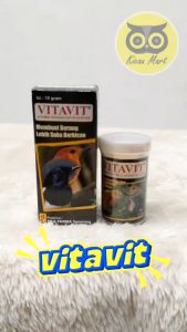 Kicau Mart Vitamin Vitavit Powder Eka Farma Obat Pengagcor Burung Lovebird Anis Kacer Kenari Penambah Stamina Anti Bodi Daya Tahan Tubuh Nafsu Makan Vtvitaef