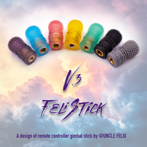 FeliStick V3 Rudder Pedal Head Version 3 RC Model Airplane Drone FPV Remote Control Stick Cap Unbranded Plastic Toy