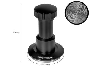 Dụng Cụ Nén Cà Phê Có Thể Điều Chỉnh 51/53/58mm Bằng Thép Không Gỉ 304 Búa Nén Espresso Xoay Dụng Cụ Barista Tạo Áp Suất Ổn Định
