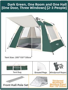 The Primitive | Outdoor Portable Foldable Waterproof Thickened Camping Tent