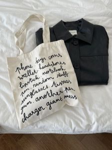 Korean Style Large Capacity Cotton Canvas Shoulder Bag Womens Summer Commuter Handbag Tote Bag Casual Shopping Bag