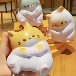 Đồ Chơi Thú Bông Mèo Chậm Hồi Đàn Trang Trí Văn Phòng Tượng Bóp Xả Stress Nhiều Màu Sắc Chất Liệu Da PU Nhiệt Dẻo Dành Cho Người Từ 14 Tuổi Trở Lên