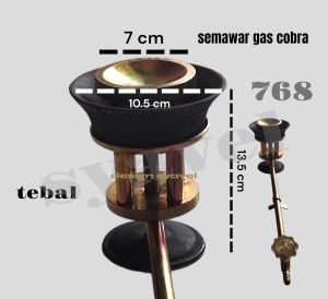 kompor mawar gas cobra 768 asli/kepala kompor semawar cobra 768 api biru