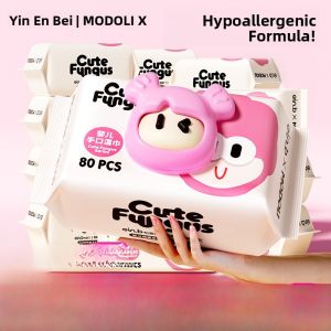 Economical Large Pack Baby Wipes for Hand Mouth Cleaning Newborn Essential Home Use Disposable Wet Wipes Non-Alcoholic