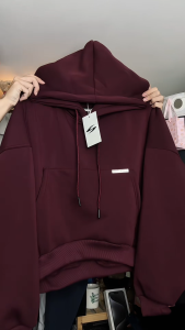 Áo Khoác Hoodie Form Boxy có tag kim loại basic vải nỉ bông dày dặn form rộng nam nữ khoác ngoài nhiều màu sắc