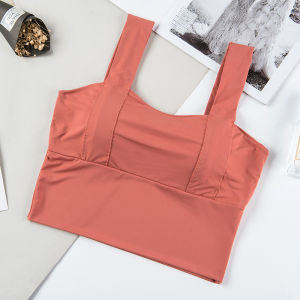 F-8749 สปอร์ตบราแฟชั่น ตัวยาว  บราไร้โครง ชุดชั้นในแฟชั่น