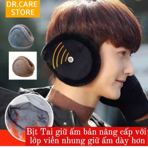 Bịt Tai Giữ Ấm Cao Cấp Viền Nhung– Có Lỗ Nghe Rõ Hơn –Siêu Mềm Chống Gió – Dành cho Nam và Nữ