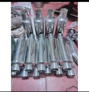 RESONATOR MUFFLER FREE FLOW and BORLA RESONATOR 304 STAINLESS DIESEL/GASOLINE