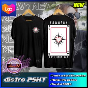 KAOS PSHT 24S KAWASAN HATI BERSINAR SIMPLE (A1)