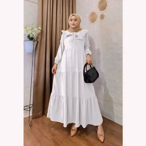 momita maxi dress gamis crinkle premium gamis lebaran