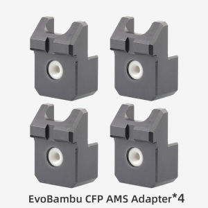 Upgrade Mellow 2/4pcs EVOBambu CFP AMS Adapter For Bambu Lab AMS Guard Feed Ring Protector DIY 3D Printer X1C P1P P1S