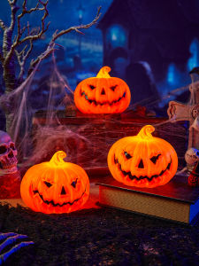 BEAUTY IN THE LIGHT | Halloween Lighted Pumpkin Lantern for Children Decorative Prop