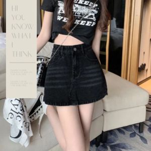 QXshop ใหม่ล่าสุด📢 กระโปรงยีนส์ กระโปรงผู้หญิง แต่งดีไซน์กางเกงข้างใน สไตล์เกาหลี สําหรับผู้หญิง 2023