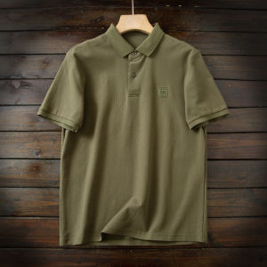 Áo Thun Polo Nam Tay Ngắn Mùa Hè Cotton Nguyên Chất Thoáng Khí Họa Tiết Tổ Ong Cổ Polo Thường Ngày Chất Lượng Cao Cấp