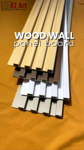 EZ Wall Wall Panel Solid Wood Board Grille Design TV Background Wall Decor Fluted Panel Home Decoration