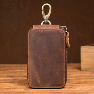 Mantime | Mad Horse Leather Vintage Mens Key Wallet