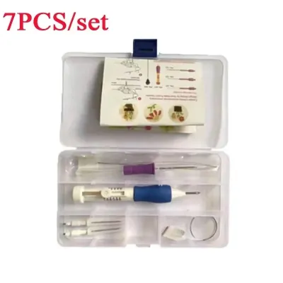 DIY Embroidery Punch Needle Kit Embroidery Pen Set Clothes Embroidery Knitting Sewing Needle Stitching Tool Set