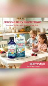 Nordic Naturals Children’s DHA Xtra | 880mg Omega-3 Ages 1-6 Berry Punch