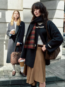 DUSHU | Double-sided Retro Tweed Coat