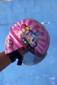 HELM ANAK SINCAN KARAKTER MURAH USIA 1-4 tahun Free Buble Wrap