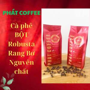 1kg Cà phê Bột ROBUSTA nguyên chất 100% Rang Bơ