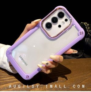 Case Samsung A17 A56 A36 A55 A57 A37 A07 A16 A54 A06 A34 A35 A52 A52s A05s 5G Hard Phone Case Clear Luxury Cover Aesthetic Shockproof Thickened Air Cushion Anti-Fall